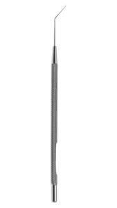 Ophthalmic Manipulator, Single-Ended Pupil Snapper Hook